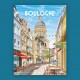 Affiche Boulogne-sur-Mer - "La Rue de Lille"