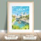 Affiche La Roche sur Yon - "Place Napoléon"