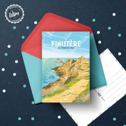 Carte Postale Finistère - Pointe du Raz  /  10x15cm