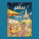 Affiche Arras - "Place des Héros" - Nuit