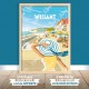 Affiche Wissant - "Balade sur la digue"