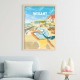 Affiche Wissant - "Balade sur la digue"
