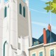 Affiche Saint-Omer - "La Cathédrale"