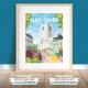 Affiche Saint-Omer - "La Cathédrale"