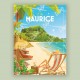 Affiche L'île Maurice