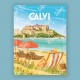 Affiche Calvi - Détente à Calvi