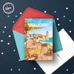 Carte Postale Collioure  /  10x15cm