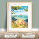 Affiche Noirmoutier - "Plage des Dames"