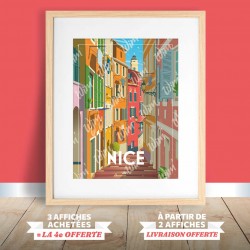 Affiche Nice - "Le Vieux-Nice"
