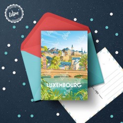 Carte Postale Luxembourg  /  10x15cm
