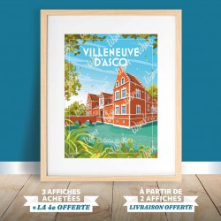 Affiche Villeneuve-d'Ascq - "Le château de Flers"