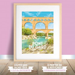 Affiche Gard - "Pont du Gard"