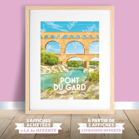 Affiche Gard - "Pont du Gard"
