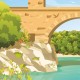 Affiche Gard - "Pont du Gard"