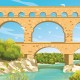 Affiche Gard - "Pont du Gard"