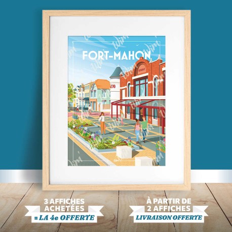 Affiche Fort-Mahon - "Le Casino"