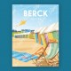 Affiche Berck-Sur-Mer - "Berck Plage"