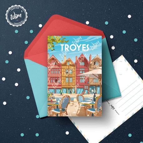 Carte Postale Troyes  /  10x15cm