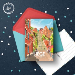 Carte Postale Liège  /  10x15cm