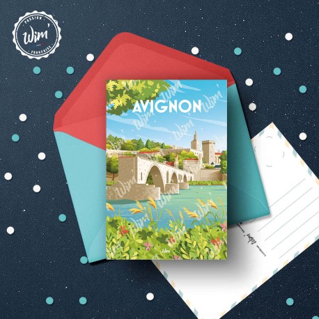 Carte Postale Avignon  /  10x15cm