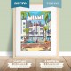 Miami - "Ocean Drive" Recto/Verso Poster