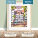 Affiche Miami - "Ocean Drive" Recto/Verso