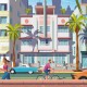 Affiche Miami - "Ocean Drive" Recto/Verso