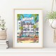 Affiche Miami - "Ocean Drive" Recto/Verso