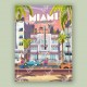 Affiche Miami - "Ocean Drive" Recto/Verso