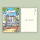 Carte Postale Miami - "Ocean Drive"  /  10x15cm