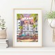 Affiche Miami - "Ocean Drive" Recto/Verso