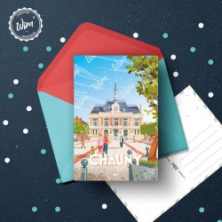 Carte Postale Chauny  /  10x15cm
