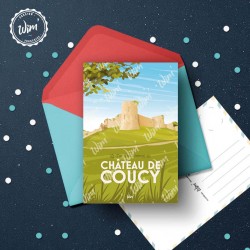 Carte Postale Coucy  /  10x15cm