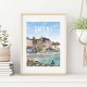 Amiens - "Détente à Saint-Leu" Poster
