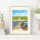 Affiche Versailles - Le château