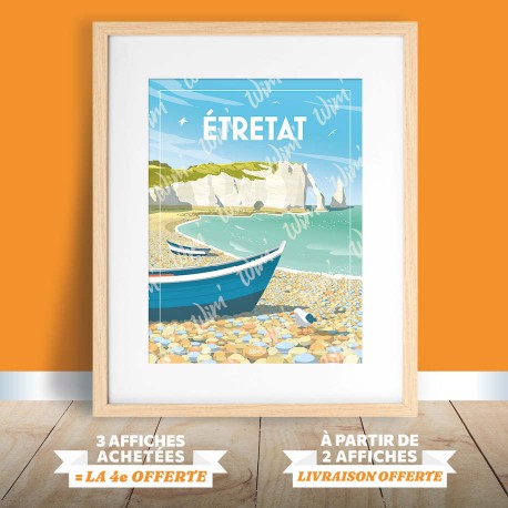 Affiche Étretat