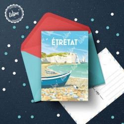Étretat Postcard  / 10x15cm