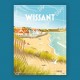 Affiche Wissant - "Plage"