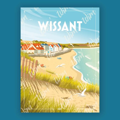 Wissant - "Plage" Poster