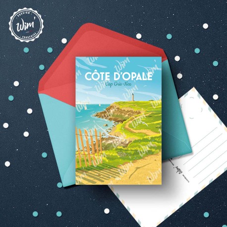 Carte Postale Côte d'Opale - Le Cap Gris-Nez  /  10x15cm