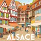 Affiche Alsace