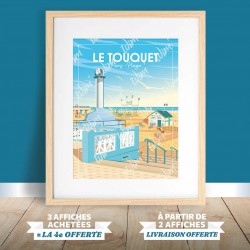 Affiche Le Touquet - "Promenade au Touquet"