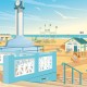 Affiche Le Touquet - "Promenade au Touquet"