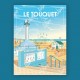 Affiche Le Touquet - "Promenade au Touquet"