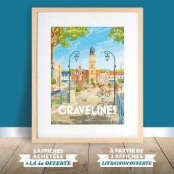 Affiche Gravelines - "Détente à Gravelines"