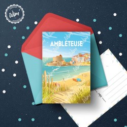 Ambleteuse - "Détente à Ambleteuse" Postcard  / 10x15cm