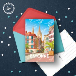 Bayonne Postcard  / 10x15cm