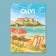 Affiche Calvi - Détente à Calvi