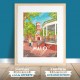 Malo-les-Bains - "Place Turenne" Poster