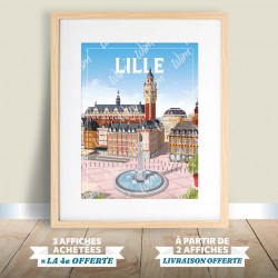 Lille - "Grand'Place" Poster
